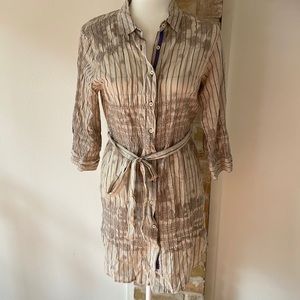 Johnny Was Long Button Down Tunic